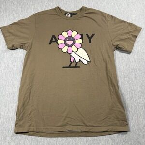 OVO Takashi Murakami T-Shirt Mens Large  OVO Army Flower Owl Streetwear